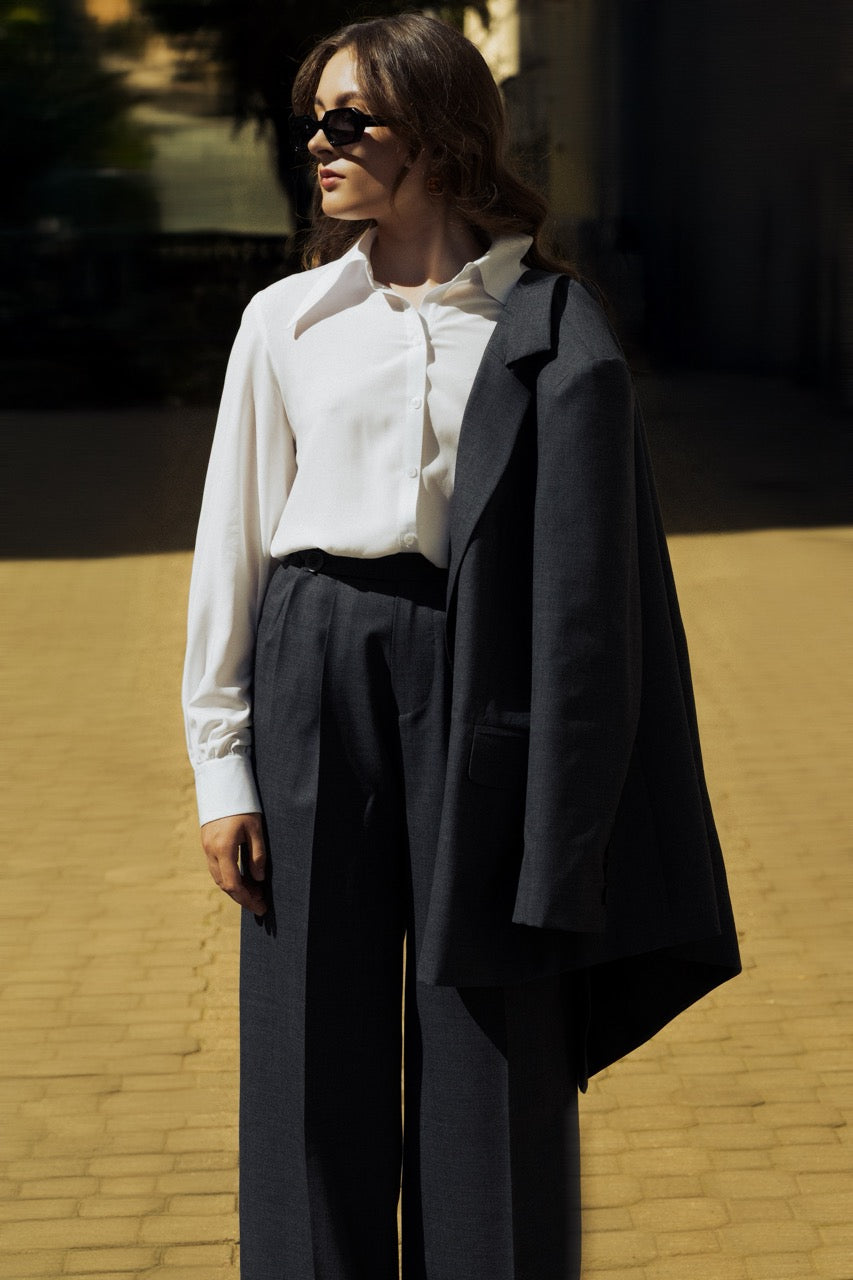 Exter Trousers by Baltér Warsaw – styled view